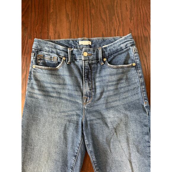 Good American good legs crop mini boot 30 in indigo - Picture 4 of 14